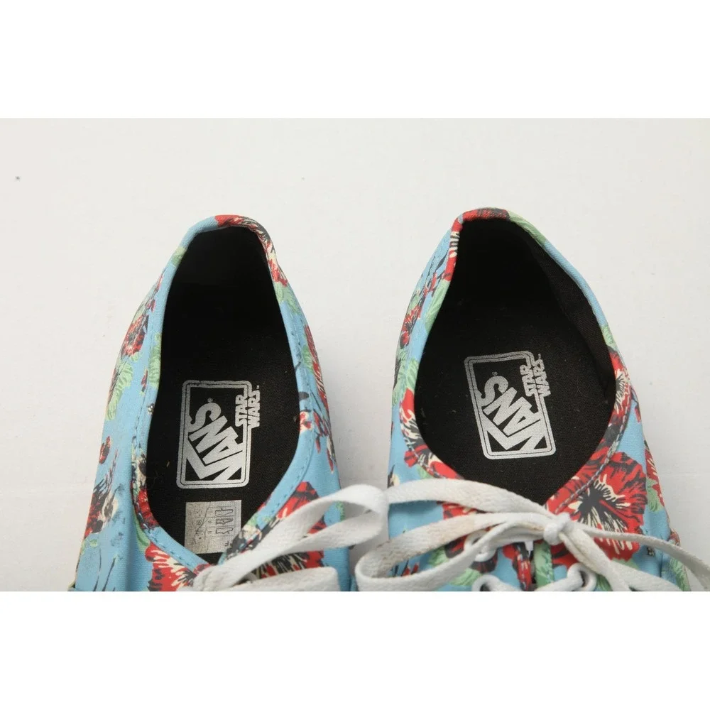 Vans Star Wars Yoda Aloha Authentic Men's US 9.5 Floral Hawaiian Sneakers
